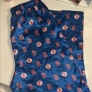 Blue Patterned Pajama Pants